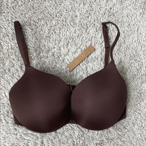 Skims Ultimate Push Up Plunge Bra Cocoa